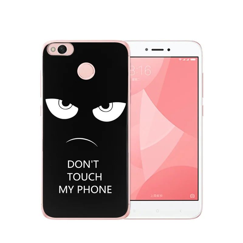 For Xiaomi Redmi 3S Pro 4X 4A 5A 5 Plus Note 3 4 6 6A Mi A1 5X A2 6X case cover Don't touch my phone Venom Joker |
