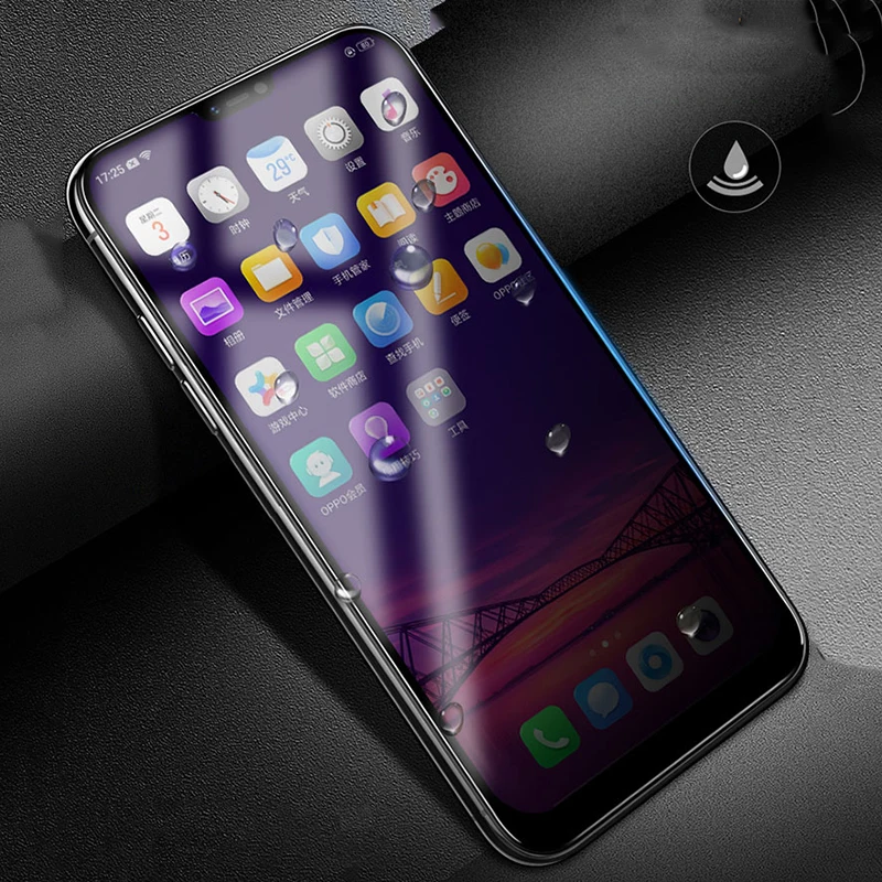 EXUNTON для Vivo V15 V15pro 9H анти шпион полное покрытие закаленное стекло Pro Антибликовая