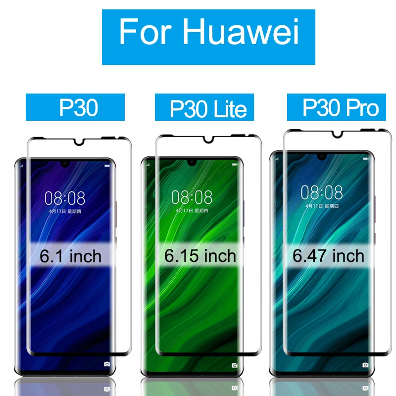 Защита экрана для Huawei P30 стекло на Huavei P 30 Pro Lite закаленное защитное Hauwey p защита 3d |