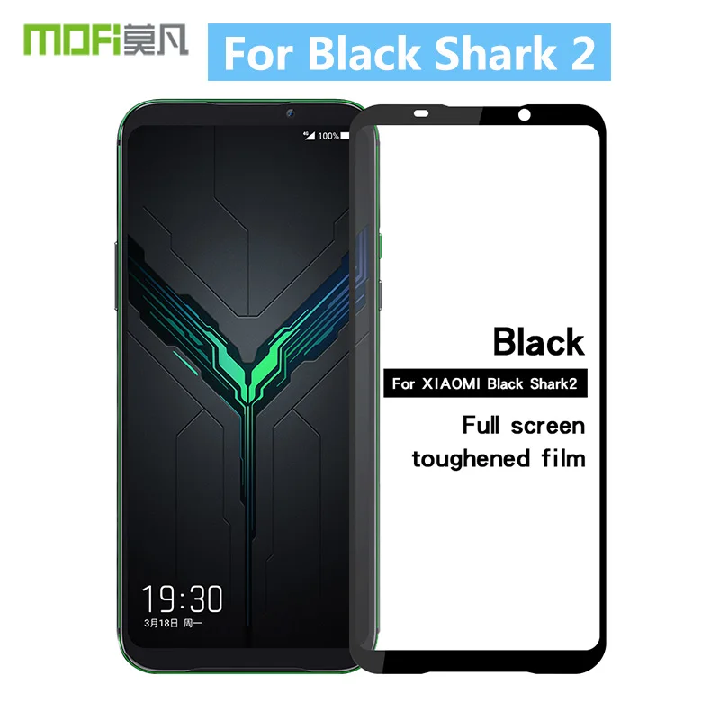 Xiaomi Black Shark 2 оригинальный MOFi 9H полное покрытие Закаленное стекло Защитная пленка