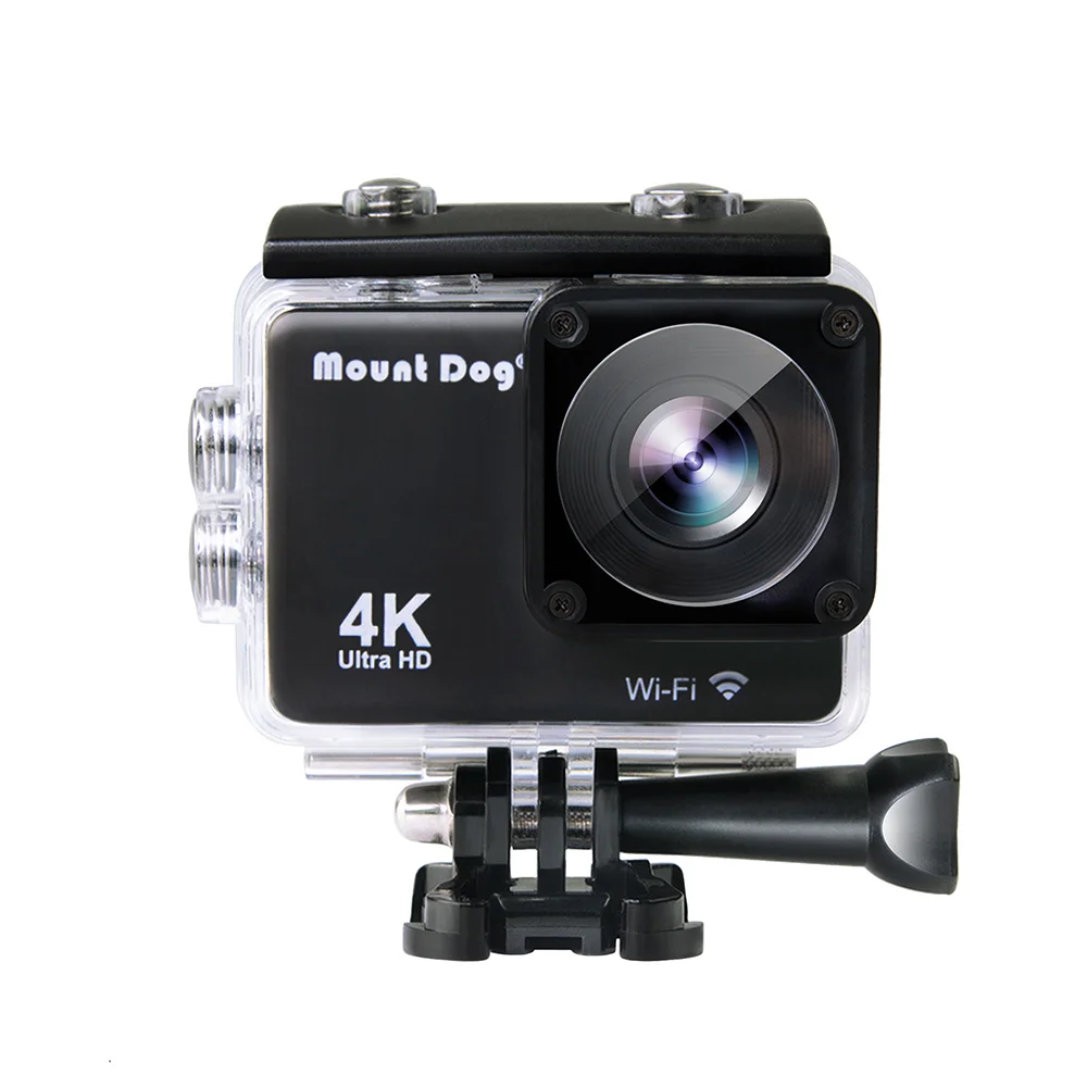 Go Pro Аксессуары Ultra HD 4K Спортивная экшн-видеокамера WiFi 30fps 170D Водонепроницаемая