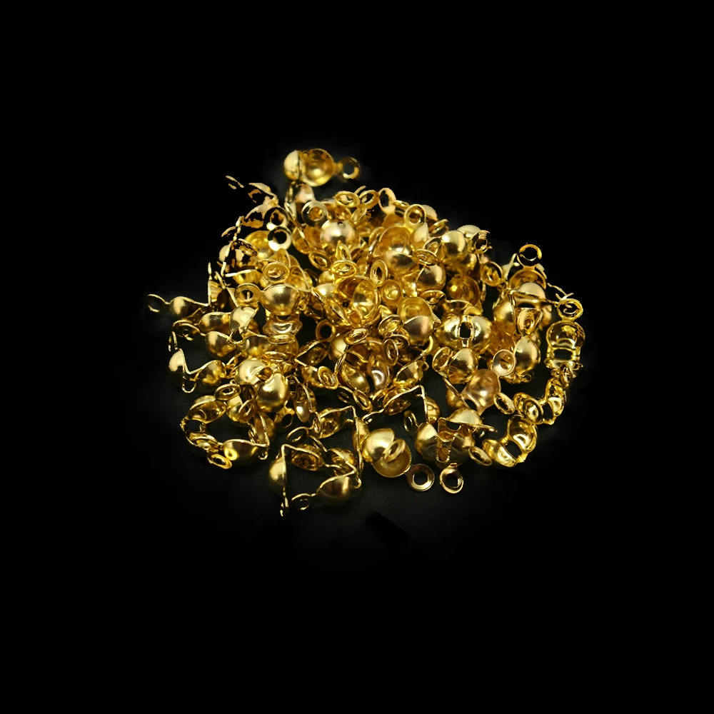 Лидер продаж 10 г/лот обжимные наконечники для золотых наконечников 7 мм