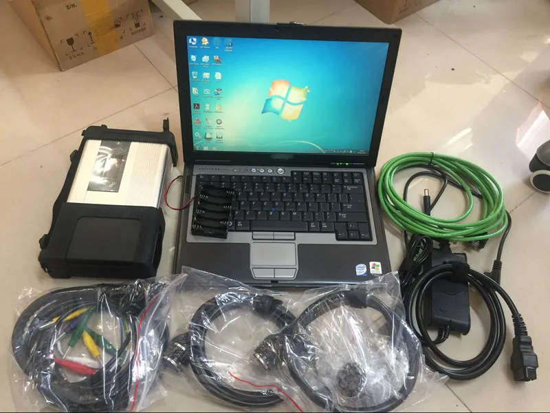 Лучший стабильный MB Star C5 SD Conenct c5 с ноутбуком d630 диагностический ПК mb star