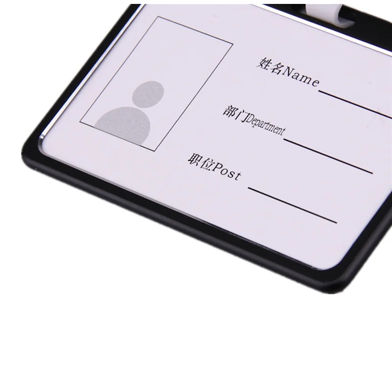 1 шт. рабочий держатель для карт s алюминиевый сплав держатель для карт ID карты металлический рабочий держатель для карт офисные принадлежности