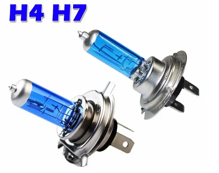 10 шт./лот Автомобильные фары белый шарик H1 H3 H4 H7 H8 H11 9005 HB3 9006 HB4 880 881 12В 55 Вт 100 5000K рабочее освещение