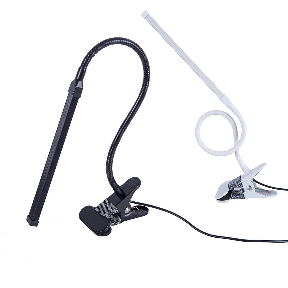 5V USB Светодиодная настольная лампа с зажимом Гибкая Настольная для книга чтения