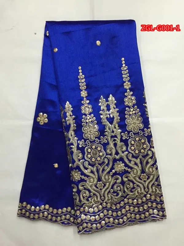 Black&ampgold African George Lace Fabric With Sequin Nigerian Wrapper High Quality For Dress 5yd | Дом и сад