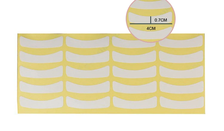 100 пар бумажных наклеек под глаза Индивидуальные Накладные ресницы патчи для
