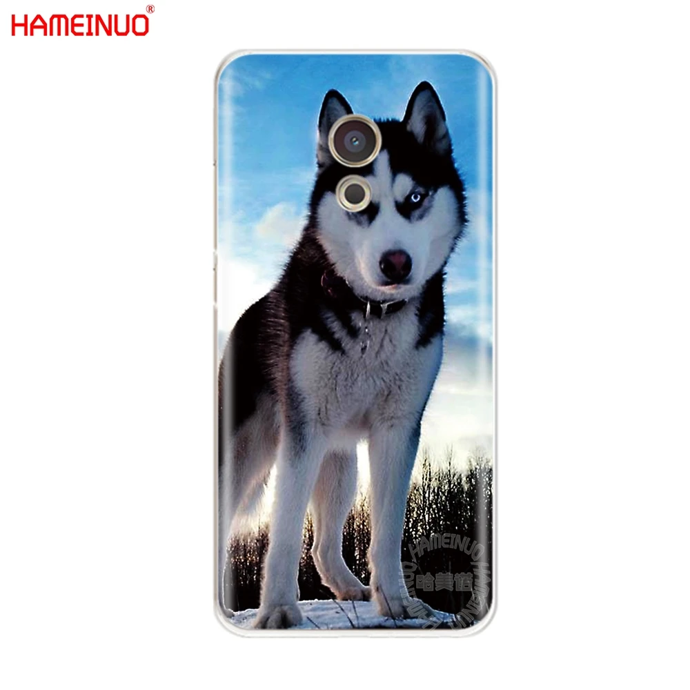 HAMEINUO Husky Dog Обложка для Meizu M6 M5 M5S M2 M3 M3S MX4 MX5 MX6 PRO 6 5 U10 U20 note plus|case for meizu|phone casescase plus |