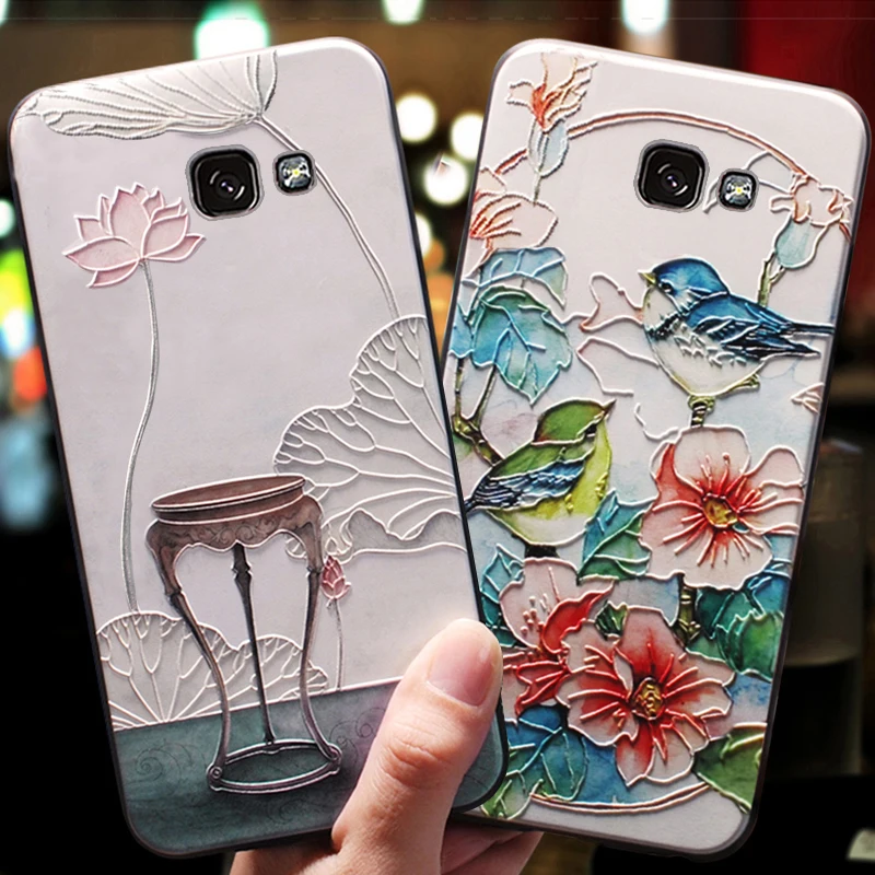yonlintan silicone silicon 3d Shockproof coque cover case For Samsung Galaxy A5 2017 A520 Original Luxury phone etui accessories |