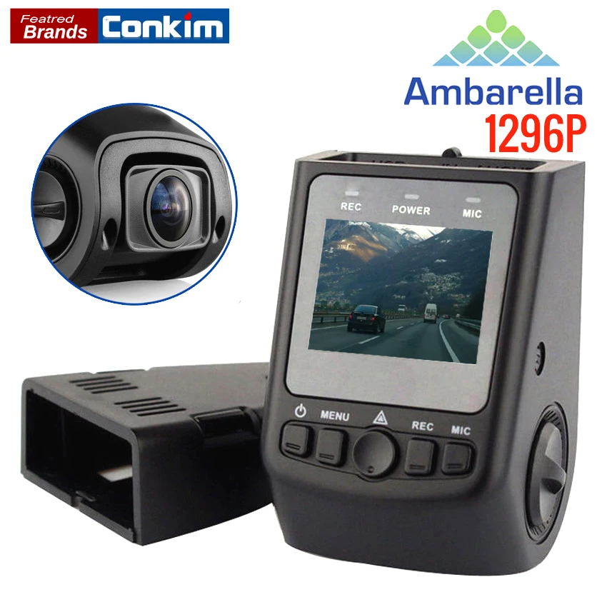 X40 Авто Камеры Ambarella A7 1296 P Автомобильный ВИДЕОРЕГИСТРАТОР GPS 1080 Full HD 1.5 &quotЖК-Супер