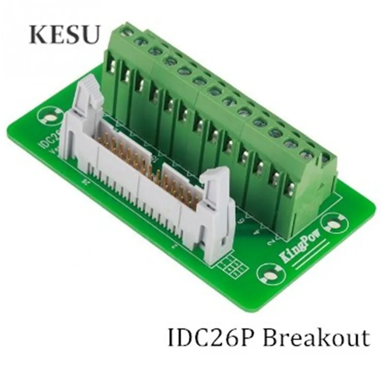 Папа Клеммная колодка IDC26P IDC 26Pin коммутационная клемма PLC релейные клеммы