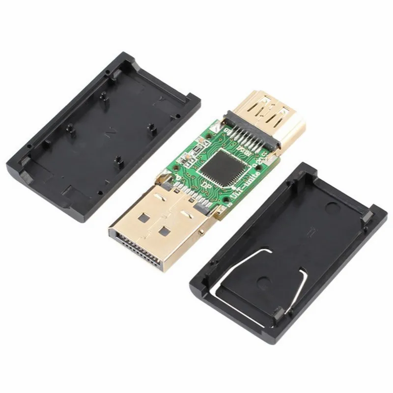 Фото Display Port DP Male To HDMI Female Adapter Black High Quality Converter For HDTV PC Обустройство дома Display Port DP Male To HDMI Female Adapter Black High Quality Converter For HDTV PC Обустройство дома