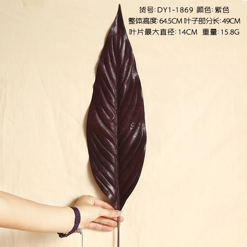 5 Pcs/Lot Artificial Plants Crack cloth leaves autumn artificial flowers home decoration wedding fake plants Leaf | Дом и сад