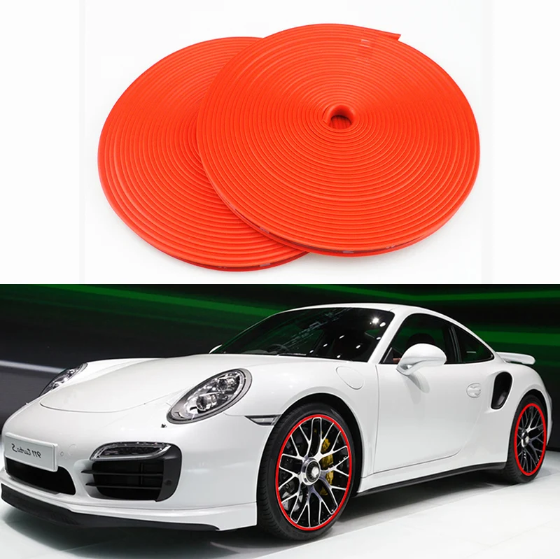 8 м Автомобильная наклейка на ступицу колеса декоративная лента для автомобиля