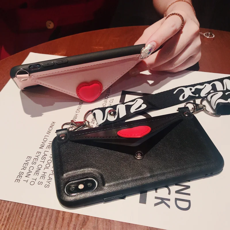 Роскошный Кожаный Модный чехол для iPhone 11 pro 7 8 6s Plus XR Xs Max кошелек телефона задняя