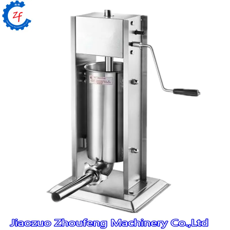 Лидер продаж Ручная вертикальная машина для наполнения сосисок мяса 12 л