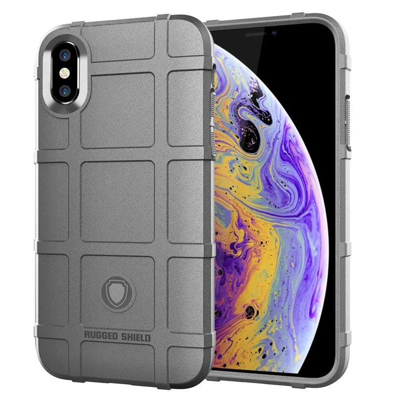 Мягкий черный чехол из ТПУ для Apple iPhone 6 7 8 Plus 6S X XS XR Max Pro прочный защитный