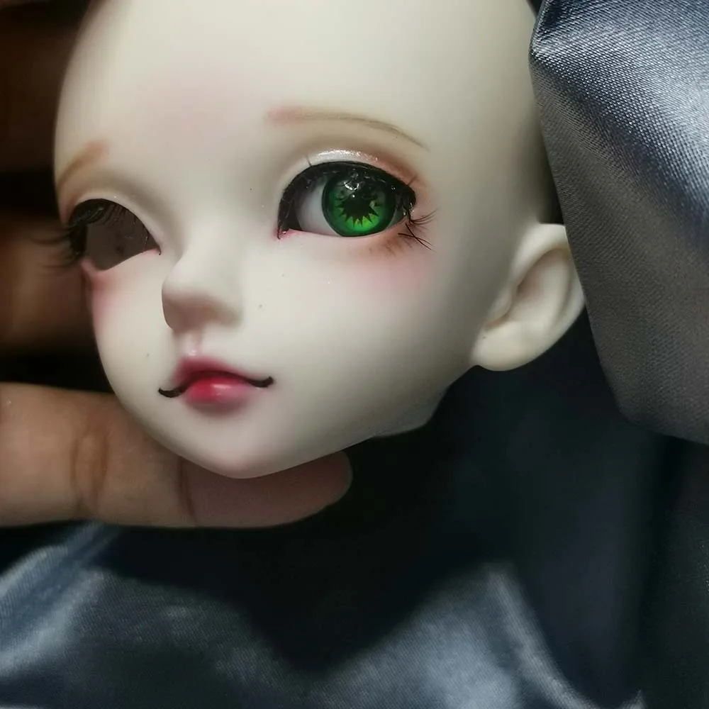 Мультяшная кукла green eyes bjd 1/4 1/3 1/6 1/8 BJd SD MSD 8 мм 10 12 14 16 18 20 принтов пластиковые