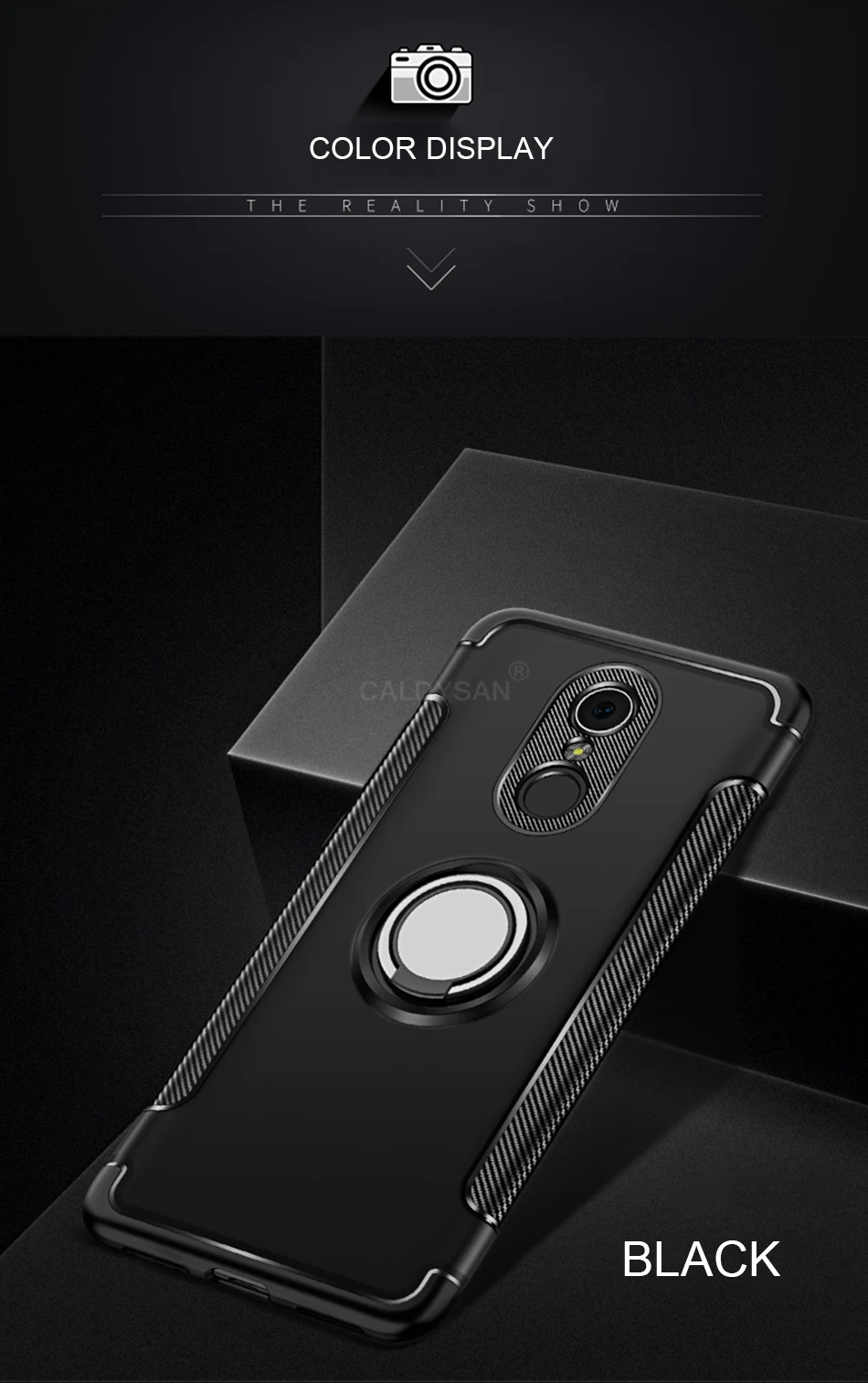 Роскошный Магнитный чехол с кольцом для пальца для Xiaomi Redmi 5 Plus 5A 4X противоударный чехол для Xiaomi Redmi Note 4 4X 5A силиконовый мягкий чехол
