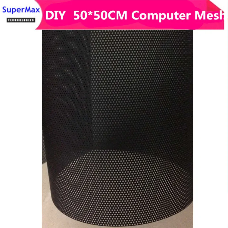 DIY 2PCS 50*50CM Computer Mesh PVC PC Case Fan Dustproof net of computer case Fan dust filter screen