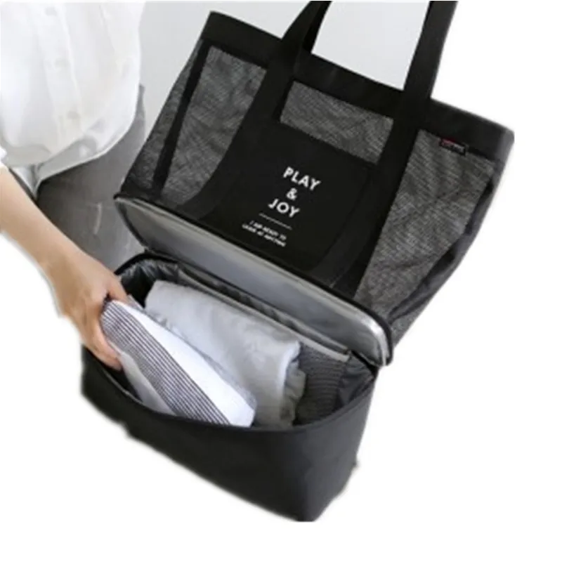 Большой Ёмкость Термосумки для обеда Для женщин детская Портативный сумка