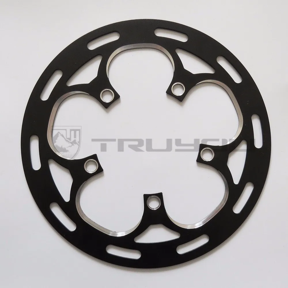 TRUYOU 110 BCD крышка цепи из алюминиевого сплава 42T 44T 46T 48T 50T 52T 53T Защитная крышка для велосипедной цепи