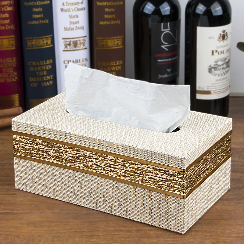 

High-level Wooden Storage Tissue Box Car Home Rectangular Tissue Box Container Towel Napkin Tissue Dispenser Organizer Holder