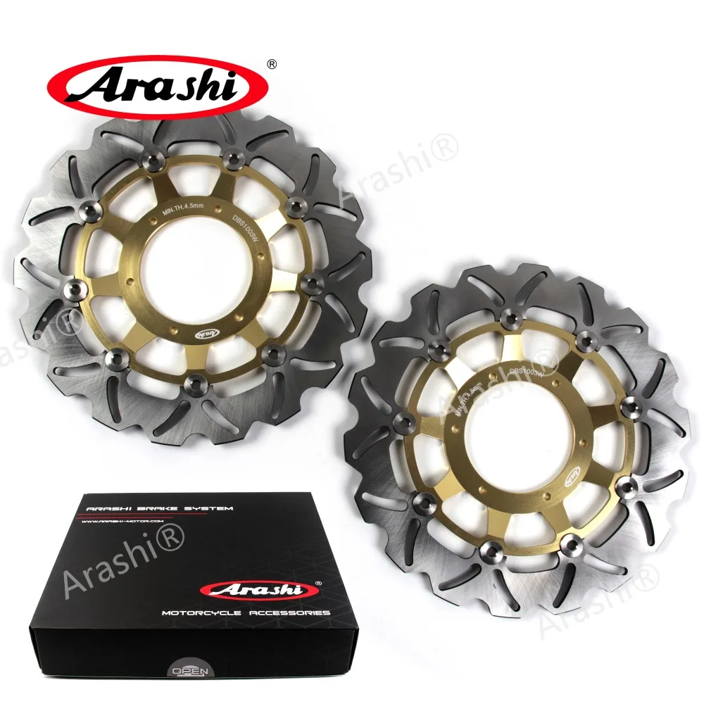 

Arashi 1 Pair CNC Full Floating Front Brake Disc Rotors HONDA CBR F 600 CBR600F CBR600F4i 2001 2002 2003 2004 2005 2006 2007