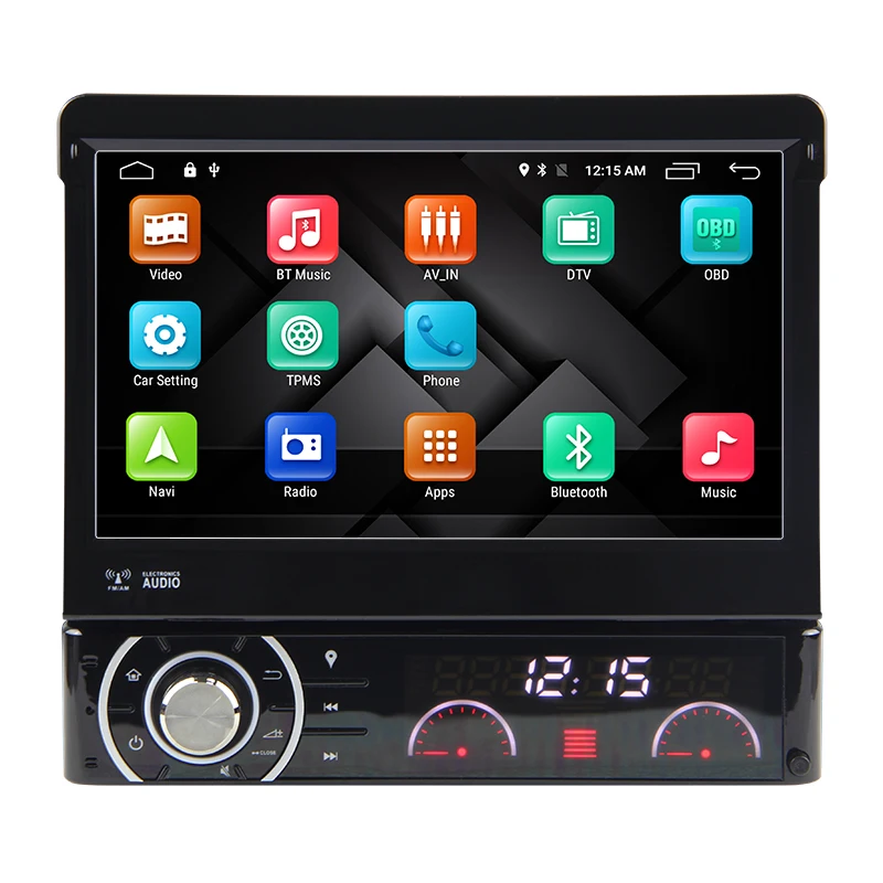 7 &quotAndroid 6.0.1 один 1 Din автомобильный Радио DVD GPS навигация Центральный Мультимедиа