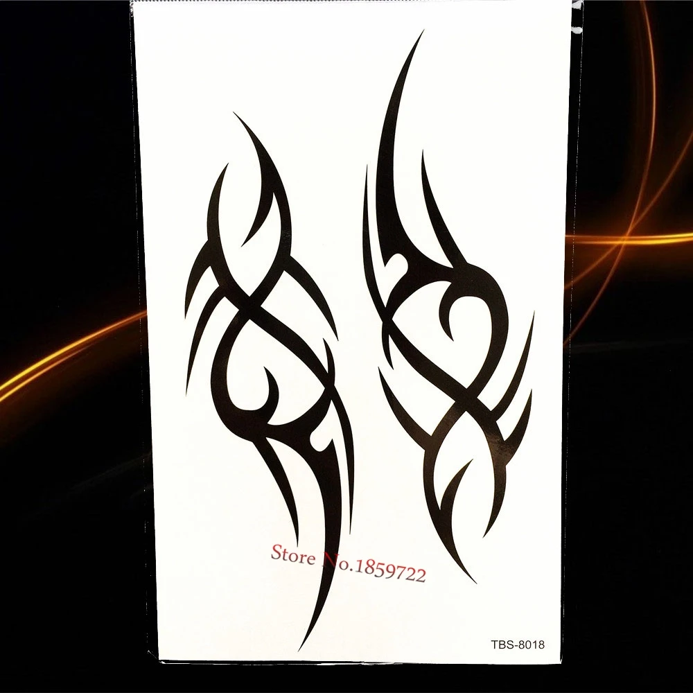 Очаровательная Красная роза временная татуировка стикер водонепроницаемый рука