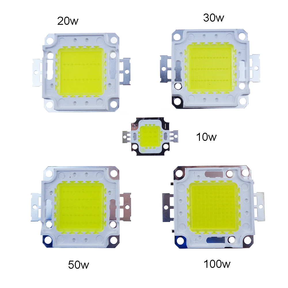 Светодиодный чип COB 30 В 36 встроенный источник света Epistar 20 Вт 50 100 DC SMD для