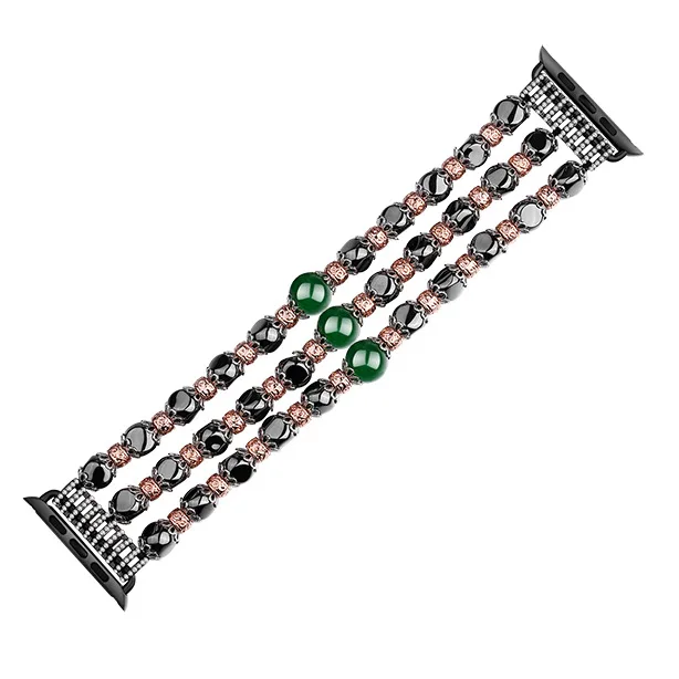 Женский браслет для часов Apple iWatch Series 4 Band роскошный женский ремешок ювелирные