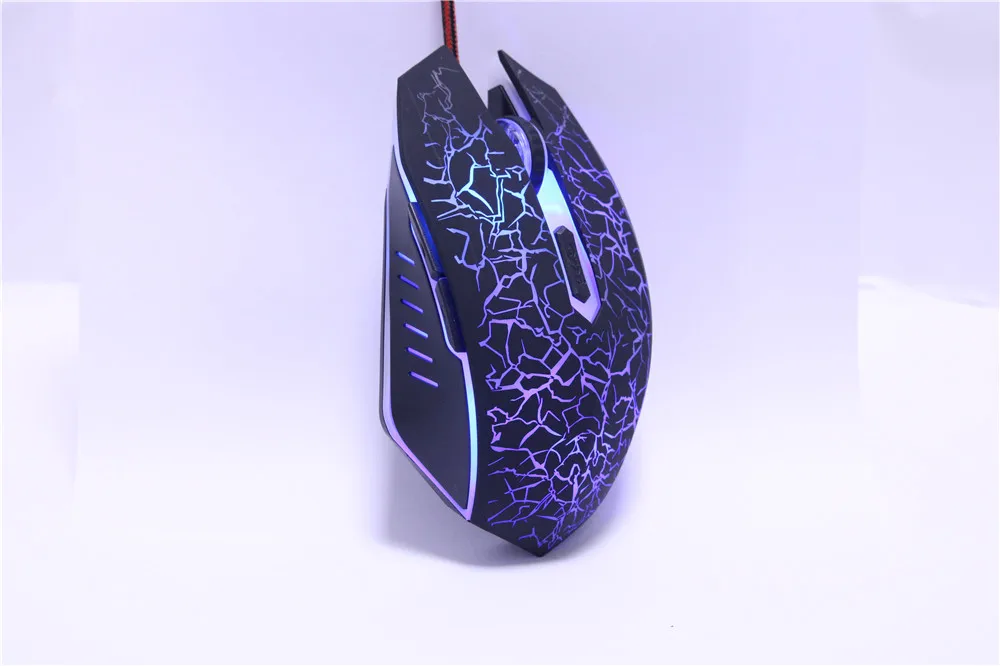 M200 русская игровая клавиатура фиолетовый/синий/красный светодиодный с подсветкой USB проводной полный ключ мышь комбинации клавиш Профессиональный геймер