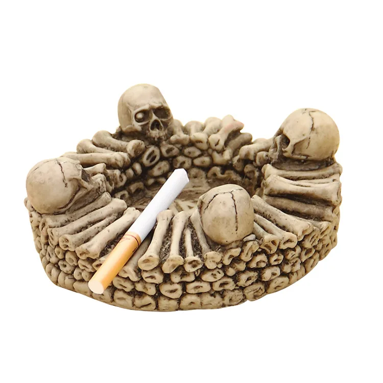 NEWYEARNEW Retro Car Ashtrays Creative Luck Skull Cigarettes Ash Trays Ashtray Decoration Home Gifts Business Boyfriend Gift | Дом и сад