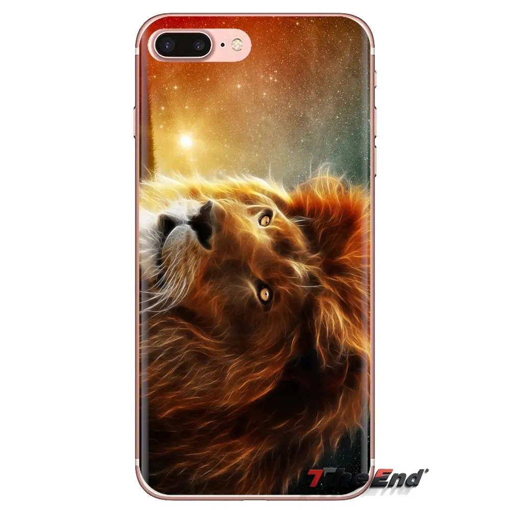 Silicone Phone Case Cover Male Lion Faces Poster For Sony Xperia Z Z1 Z2 Z3 Z5 compact M2 M4 M5 C4 E3 T3 XA Huawei Mate 7 8 Y3II |