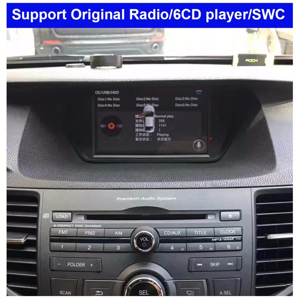 Android 8,1 ROM32GB четырехъядерный процессор для Acura Tsx 2009- Автомобильный Радио gps навигационный плеер радио мультимедиа HD