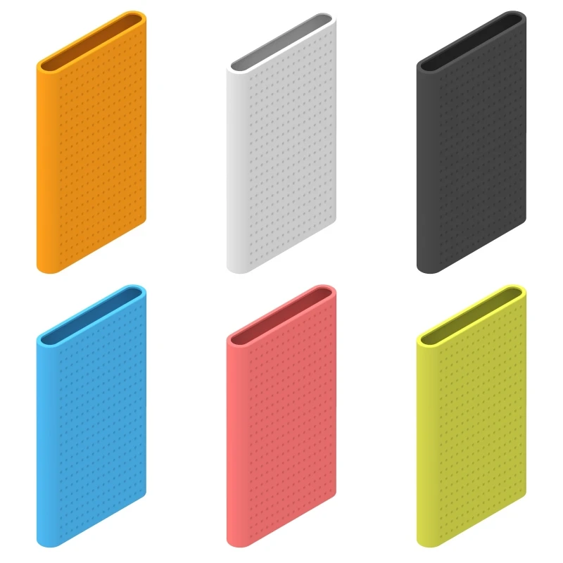 Мягкий резиновый силиконовый гелевый защитный чехол для Xiaomi Power Bank 10000mAh Pro