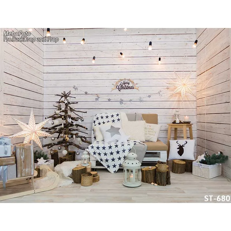 Фотофоны с рождественской тематикой виниловые тканевые фотофоны компьютерной