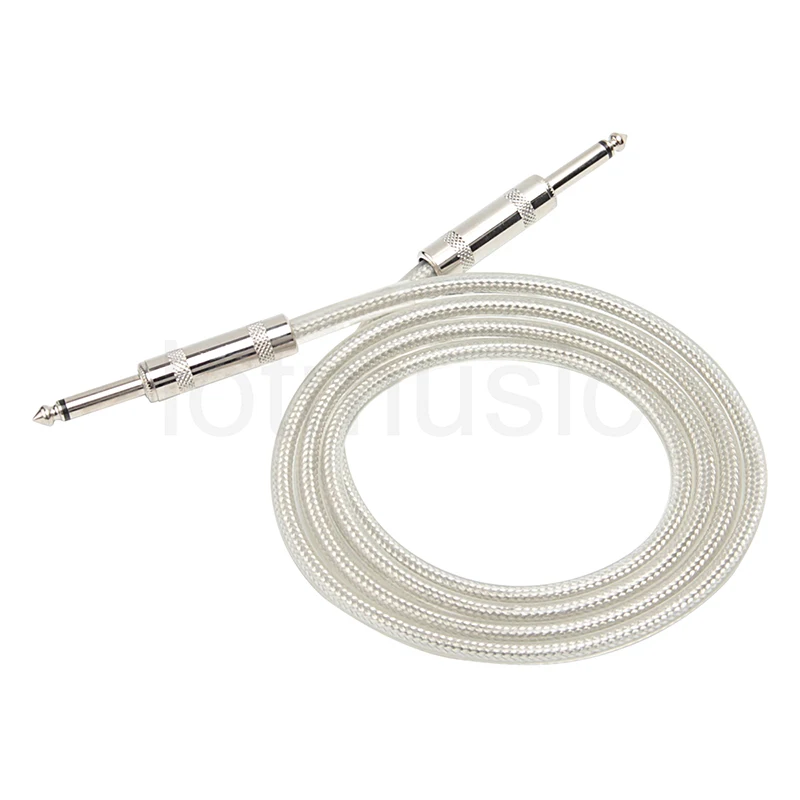 Струйный прямой кабель для гитары kкомен 5 футов с оплеткой низким уровнем шума