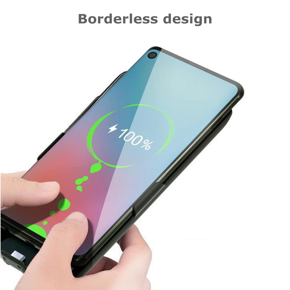 Чехол для зарядного устройства 7000 мАч для samsung Galaxy S10 Plus, чехол для аккумулятора 6000 мАч, Дополнительный внешний аккумулятор, чехол для зарядки для samsung S10e