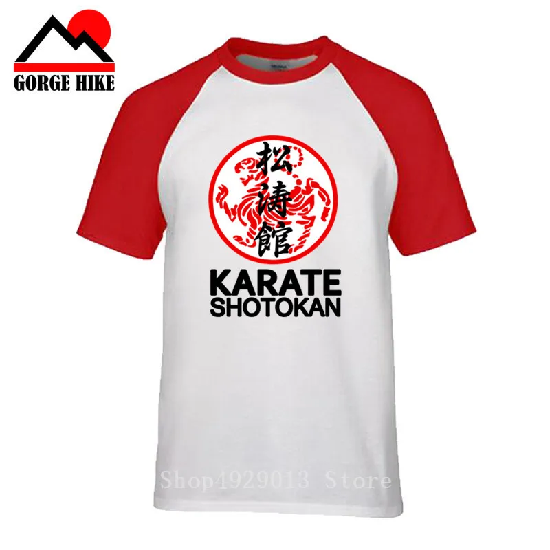 Футболка мужская хлопковая топ с японским символом тигра Shotokan Karate Bujinkan Dojo Pro