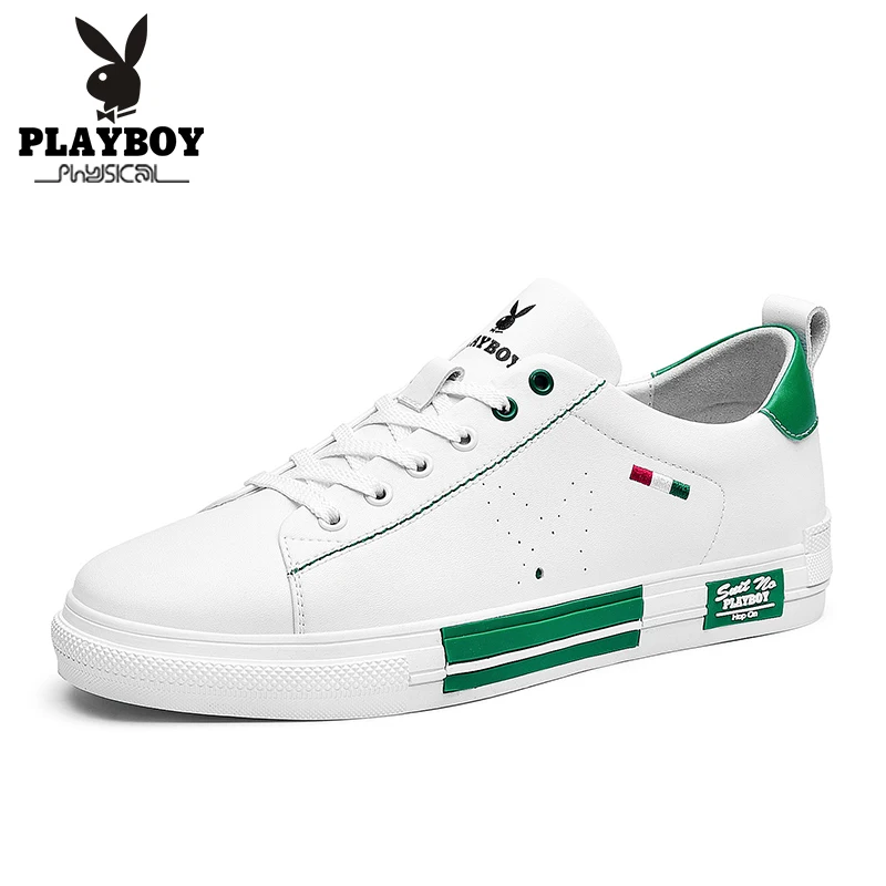 

PLAYBOY 2019 New Men's Shoes Plus Size 38-44 Men's Flats,High Quality Casual Shoes Big Size Handmade Moccasins Shoes