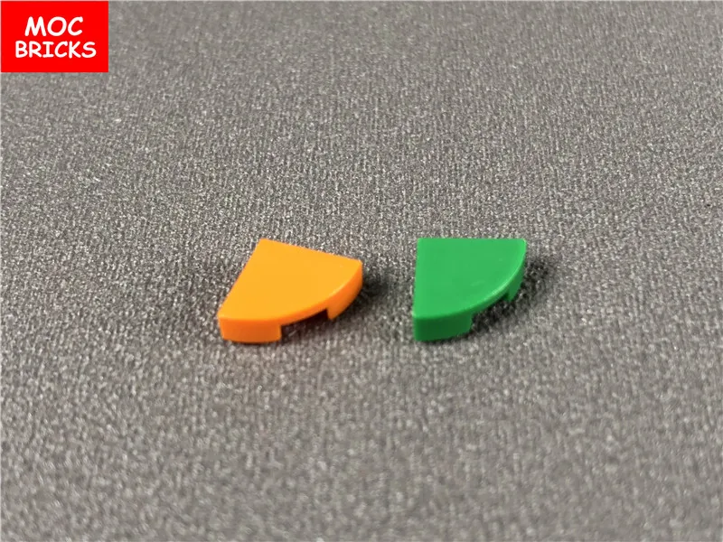 20pcs/lot MOC Bricks Tile Round 1 x Quarter fit with 25269 DIY Educational Building Blocks Action Figure Kids toys Dolls gifts | Игрушки и