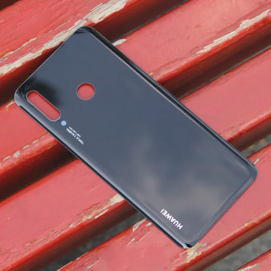 Black Стеклянный чехол на заднюю панель для huawei P30 Lite, задняя крышка на батарею для телефона, задняя крышка на заднюю панель, чехол s - Цвет: Black