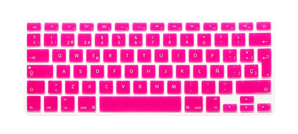 EU версия испанская клавиатура крышка для Macbook A1369 A1466 A1502 A1286 A1502 A1425 A1398 Air Pro retina 13 1" Беспроводной A1314