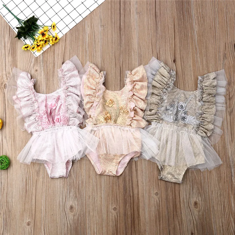 Emmababy детский летний комбинезон с юбкой-пачкой | Мать и ребенок