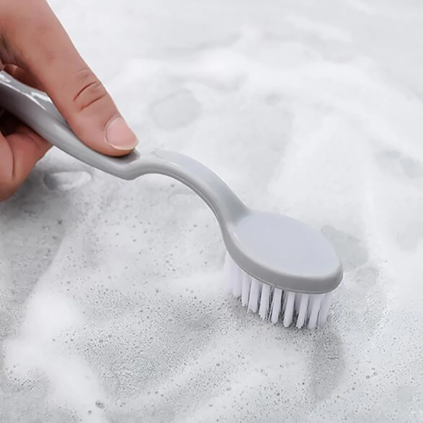 1 PC Double Head Long Handle Cleaning Brush Wash Shoes Home Daily Washing Toilet Pot Dishes home cleaning | Дом и сад