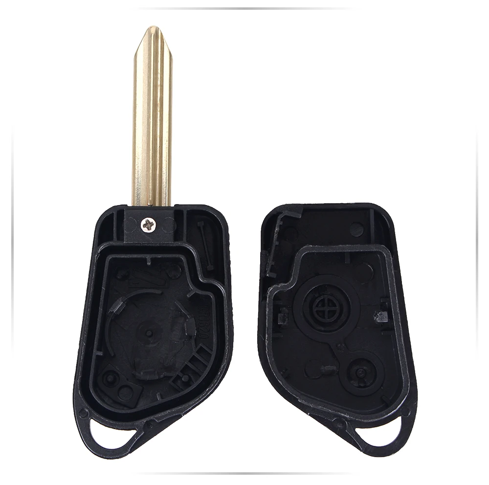 KEYYOU Сменный дистанционный брелок корпус Uncut Blade для Citroen Elysee Saxo Xsara Picasso Berlingo чехол для ключей
