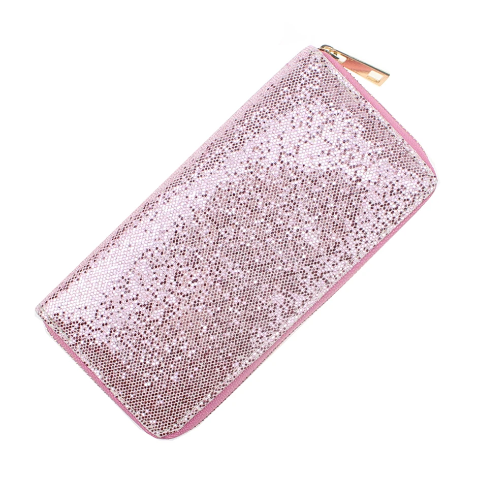 Cheap Silver Eyebrow Printing Womens Wallets And Purses Zipper Long Clutches Women Credit Card Wallet Travel Phone | Багаж и сумки
